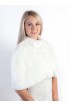 White Rex Fur Cape